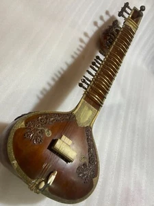 Vintage Professional Rare Sitar P.& Brothers,around 45to 50 yrs.old Ravi Shanker - Picture 1 of 15