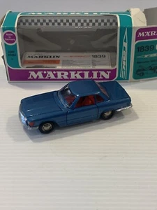 MARKLIN 1839 MERCEDES 350 SL 1/43 SCALE MADE IN WESTERN GERMANY. - Bild 1 von 5
