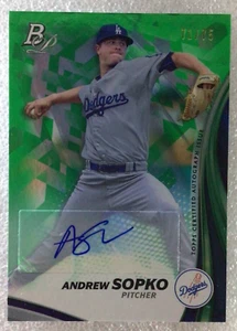 2017 Bowman Platinum Top Prospects Autogramme grün #TPA-AS Andrew Sopko 71/75 - Bild 1 von 1