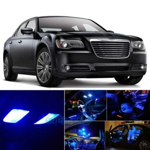 Blue LED Interior Lights Package Kit + Trunk Light For 2011-2014 Chrysler 300 PZ - Bild 1 von 7