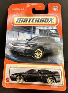 2022 Matchbox Metal 88/100 SUBARU SVX ~ SHOWROOM ~ BOX SHIP FREE ~ BLACK - Picture 1 of 9