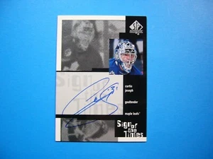1999/00 UPPER DECK SP SIGN OF THE TIMES CARD #CJ CURTIS JOSEPH NM AUTO AUTOGRAPH - Picture 1 of 2