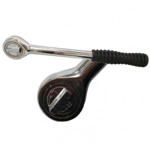 Ratchet Wrench 1/2" Rubber Grip Handle Socket Drive Dynatex 123459 Chrome NEW - Picture 1 of 4