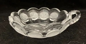 Fostoria Coin Glass Nappy Bowl - Clear 5 3/8" diameter - Picture 1 of 8