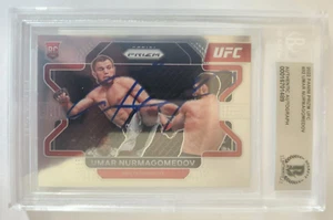 Umar Nurmagomedov 2022 Panini Prizm Signed Rookie Card Slabbed Beckett BAS Auto - Picture 1 of 2