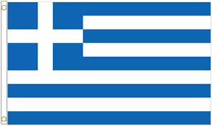 Greece Polyester Flag - Choice of Sizes - Picture 1 of 3