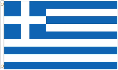 Greece Polyester Flag - Choice of Sizes - Image 1 of 3