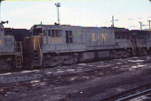 L&N Louisville & Nashville GE U25C Original Kodachrome Kodak Slide - Imagen 1 de 1