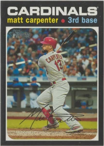 2020 Topps Heritage MATT CARPENTER #370 Autograph St. Louis Cardinals - Picture 1 of 2