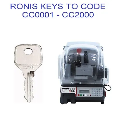 Ronis Locker - Cabinet Keys Cut To Code  CC0001 - CC2000 • 2.95£