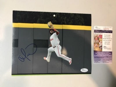 Odubel Herrera Autograph Signed Phillies 8x10 Photo JSA - Image 1 of 4