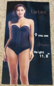 SLIFEBABY Women's MEDIUM Latex Waist Trainer Body Shaper Waist Loss - Picture 1 of 6
