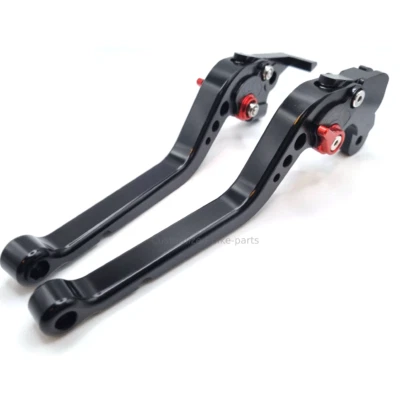 Palancas de embrague y freno largas negras para Moto Guzzi Breva 750 2004-2009 Foto 1 de 3