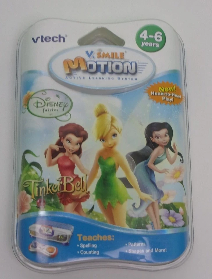 Vtech Disney Fairies V Smile Motion Active Learning Educational Boys Girls Toys - Image 1 of 1