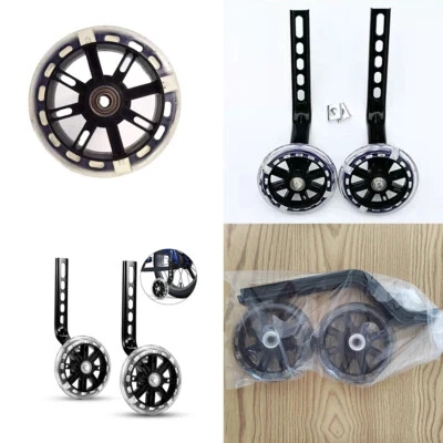 EE. UU. 2 Piezas LED Niños Bicicleta Estabilizadores Bicicleta Ruedas de Entrenamiento Resistente 12"- 20" Foto 1 de 4