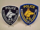 ANCHORAGE ALASKA POLICE DEPT K 9 UNIT PATCHES PAIR COLOR/SUBDUED OBSOLETE