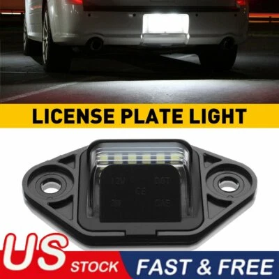 For 92-18 Ford E150 E250 E350 E450 Econoline Wagon LED License Plate Light Lamp - Image 1 of 4