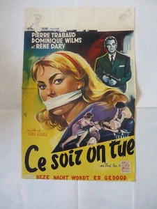 DOMINIQUE WILMS/CE SOIR ON TUE/F12/affiche belge - Picture 1 of 1