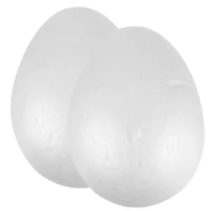 Huevos de dibujo para niños 2 piezas decoración huevos de poliestireno juguete de pollo - Imagen 1 de 12