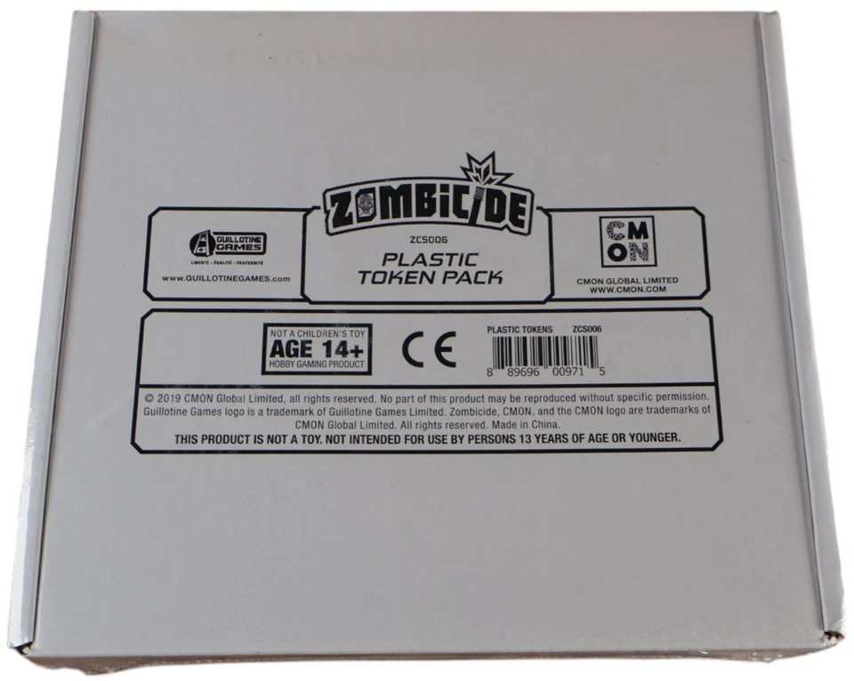 CMON Zombicide Plastic Token Pack NM
