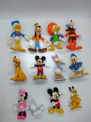 Lote de 12 piezas Disney MICKEY MOUSE CLUBHOUSE Disney Parks Store 3" 4" PVC figuras juguetes Foto 1 de 4