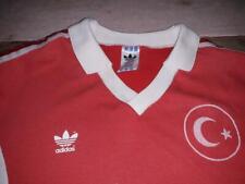 1990s ADIDAS FOOTBALL SHIRT M/L 1970s STYLE Schwahn Ventex Turkey Turkish