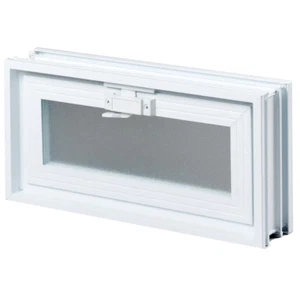 Screen Windows Ventilation Hopper Vent Glass Block Windows Removable Screen NEW - Picture 1 of 11