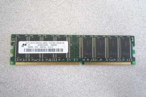 Micron MT16VDDT3264AG-265B1 PC2100U-25330-B1 256MB DDR 266MHz CL2.5 Memory - Picture 1 of 5