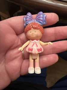 3" Mini Doll Figure BONNIE SILVERLIT 1990 Bonnie Series Toy Vintage Pink Dress - Picture 1 of 6