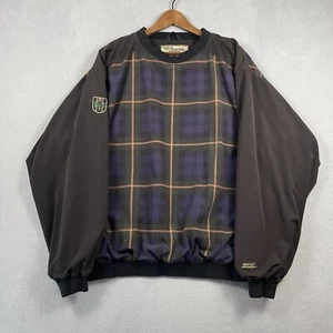 Tourney Golf Jacket Men’s XL Gore-Tex Plaid Pullover Classic Windbreaker Rain - Picture 1 of 12