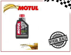 1 LITRO OLIO MOTUL 105929 FORK OIL EXPERT LIGHT 5W PER FORCELLA MOTO SCOOTER - Foto 1 di 1
