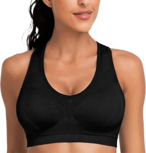 NEW Racerback Sports Bra w/ Pads High Impact Athletic S - Picture 1 of 4
