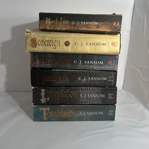 C J Sansom MATTHEW SHARDLAKE SERIES 2-7 Crime Fiction Dissolution- No Book #1 - Foto 1 di 8