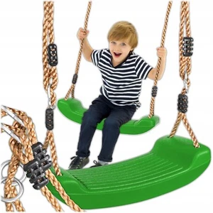 KRUMAD Kinderschaukel Schaukelbrett Outdoor Indoor bis 35 kg Wetterfest Grün - Bild 1 von 15
