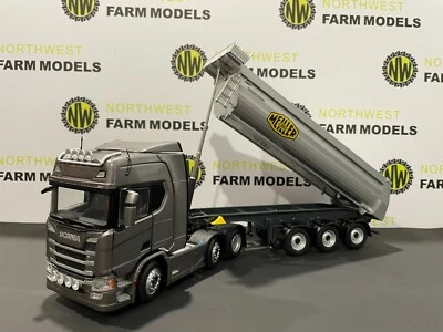 MARGE MODELS 1:32 SCALE MEILLER TIPPING TRAILER (ONLY) - Image 1 of 4