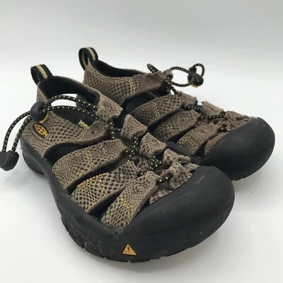 Sandalias KEEN Niños Pequeños Sin Cordones Talla 12 Marrón Geométrico Impermeable Zapatos Exterior Foto 1 de 4