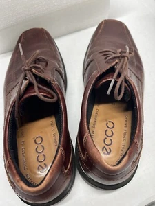 "ECCO Leder braune Herrenschuhe US-Größe 10,5"" - Bild 1 von 9