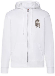 Dia de Muertos I Zipper Hoodie Gang Latino Mexiko Sugar Latin Sugar Tattoo Skull - Picture 1 of 2