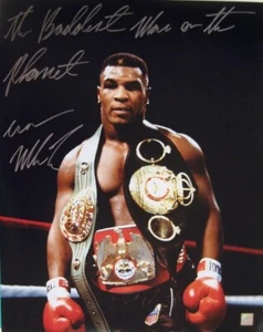 IRON MIKE TYSON - 8 X 10 GLOSSY SIGNED PHOTO REPRINT - Bild 1 von 1