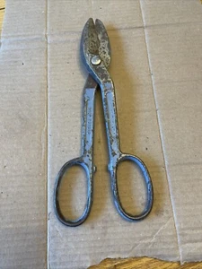 De colección J. Wiss & Son's Acero Forjado 12 1/2" Estaño Cortes Newark Nueva Jersey EE. UU. - Imagen 1 de 11