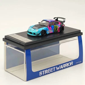 1/64 STREET WARRIOR Porsche 993 RWB Monster Energy painting Hoonigan Diecast Car - Picture 1 of 7