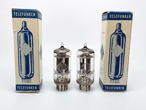 2 x Tubos de vacío NOS Telefunken ECC802S Test V.STRONG & BALANCEADO ◇Diamond Triode - Imagen 1 de 10