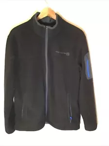 Free Country Herren Freizeit Fleecejacke M schwarz Full Zip leicht warm weich - Bild 1 von 6