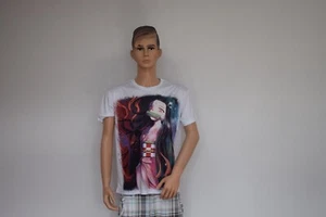 TS93 Anime T-Shirt Demon Slayer Sister Nezuko Kamado Manga Cosplay Style Gr.XL  - Picture 1 of 2