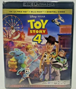 Toy Story 4 (4K Ultra HD + Blu-ray + Digital Code) Disney *NEW/SEALED* FREE SHIP - Picture 1 of 2
