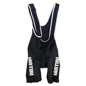 Pantalones Cortos Acolchados SMS Santini Ciclismo Pechera Negro Blanco Para Hombre Talla Pequeña Hechos en Italia - Imagen 1 de 13