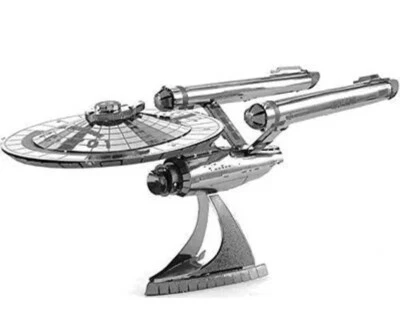 Star Trek TOS USS ENTERPRISE NCC-1701 3D Metal Self Assembly DIY Model Kit - Image 1 of 4