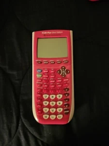 Texas Instruments TI-84 Plus Silber Edition grafischer Taschenrechner pink - getestet - Bild 1 von 3