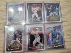 2024 Topps Update Wyatt Langford Rookie Lot 6 Rc - Picture 1 of 2