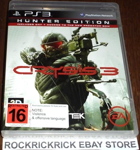 PLAYSTATION 3 GAME CRYSIS 3 HUNTER EDITION REGION 3 - Picture 1 of 3